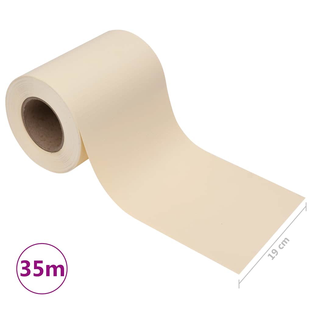 vidaXL Περίφραξη Προστατευτική Κρεμ 35 x 0,19 μ. από PVC