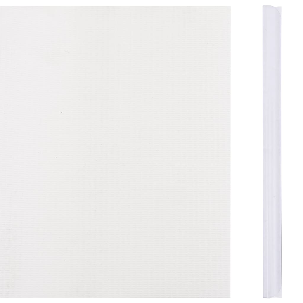 vidaXL Περίφραξη Προστατευτική Λευκή 70 x 0,19 μ. από PVC