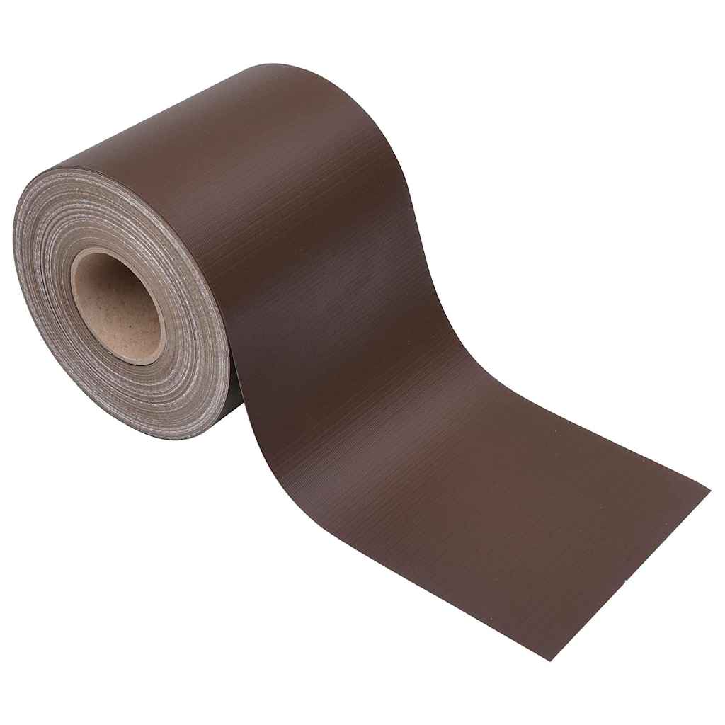 vidaXL Περιφράξεις Προστατευτικές 4 τεμ. Καφέ 35 x 0,19 μ. από PVC