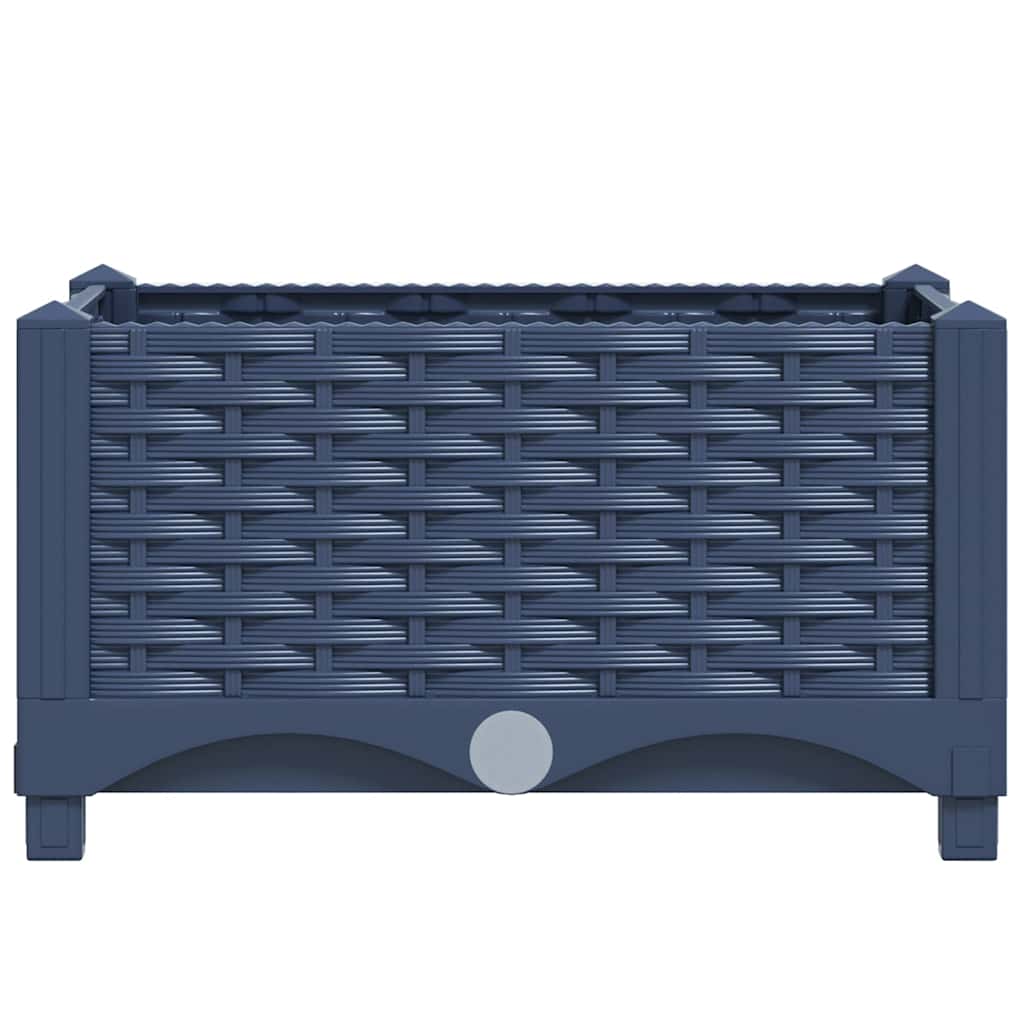 vidaXL Ζαρντινιέρα 40 x 40 x 23 εκ. από Πολυπροπυλένιο