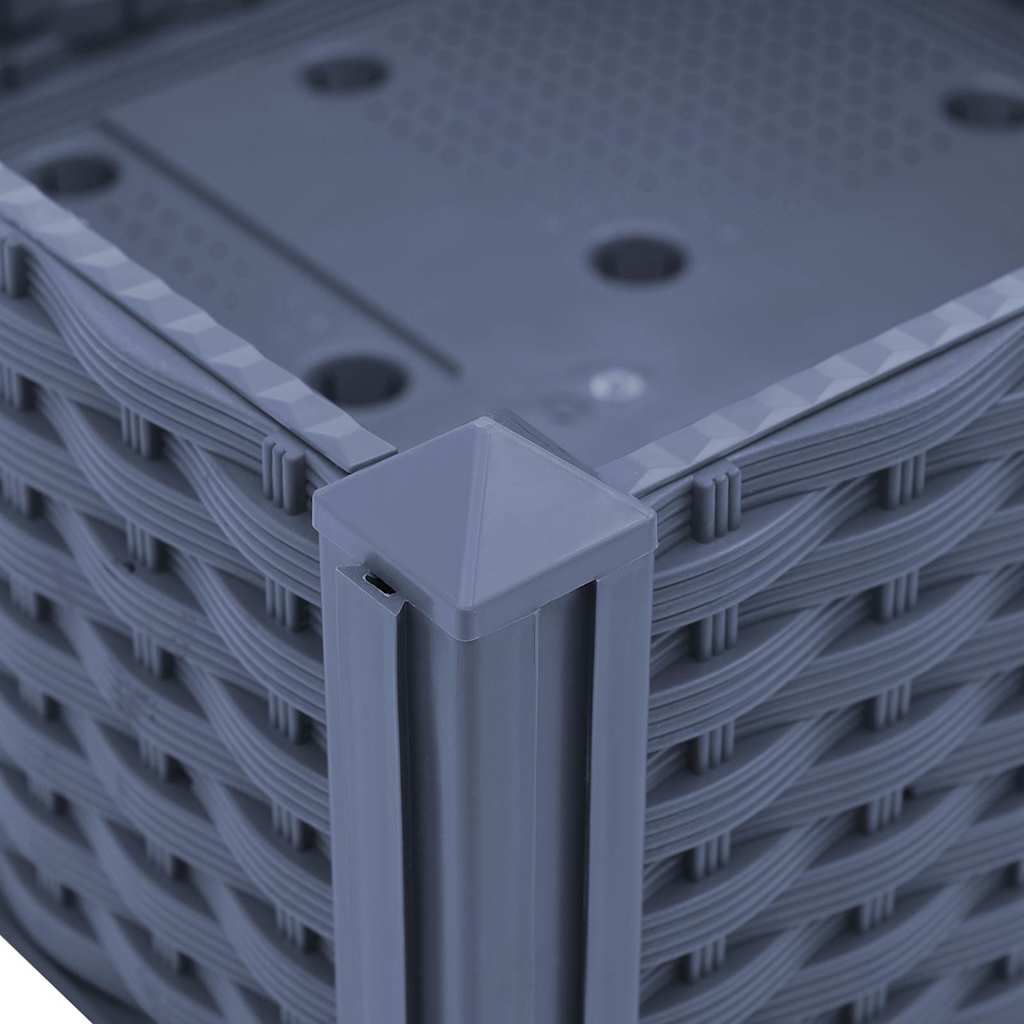 vidaXL Ζαρντινιέρα 120 x 40 x 23 εκ. από Πολυπροπυλένιο