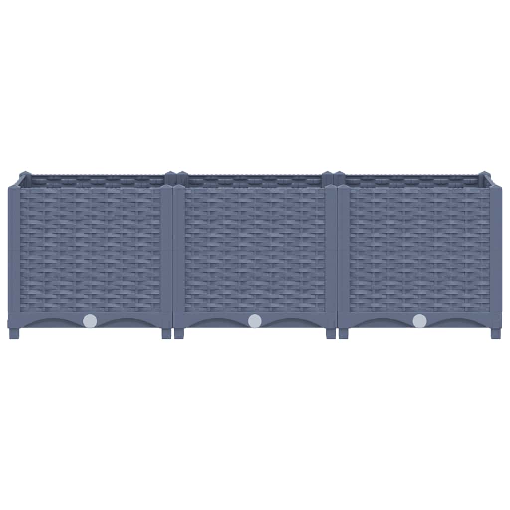 vidaXL Ζαρντινιέρα 120 x 40 x 38 εκ. από Πολυπροπυλένιο