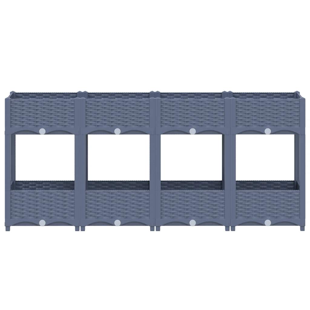 vidaXL Ζαρντινιέρα 160 x 40 x 71 εκ. από Πολυπροπυλένιο