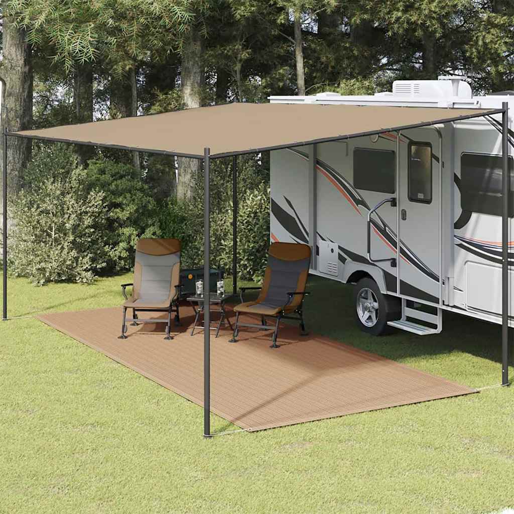 vidaXL Χαλί Σκηνής Taupe 250 x 550 εκ.