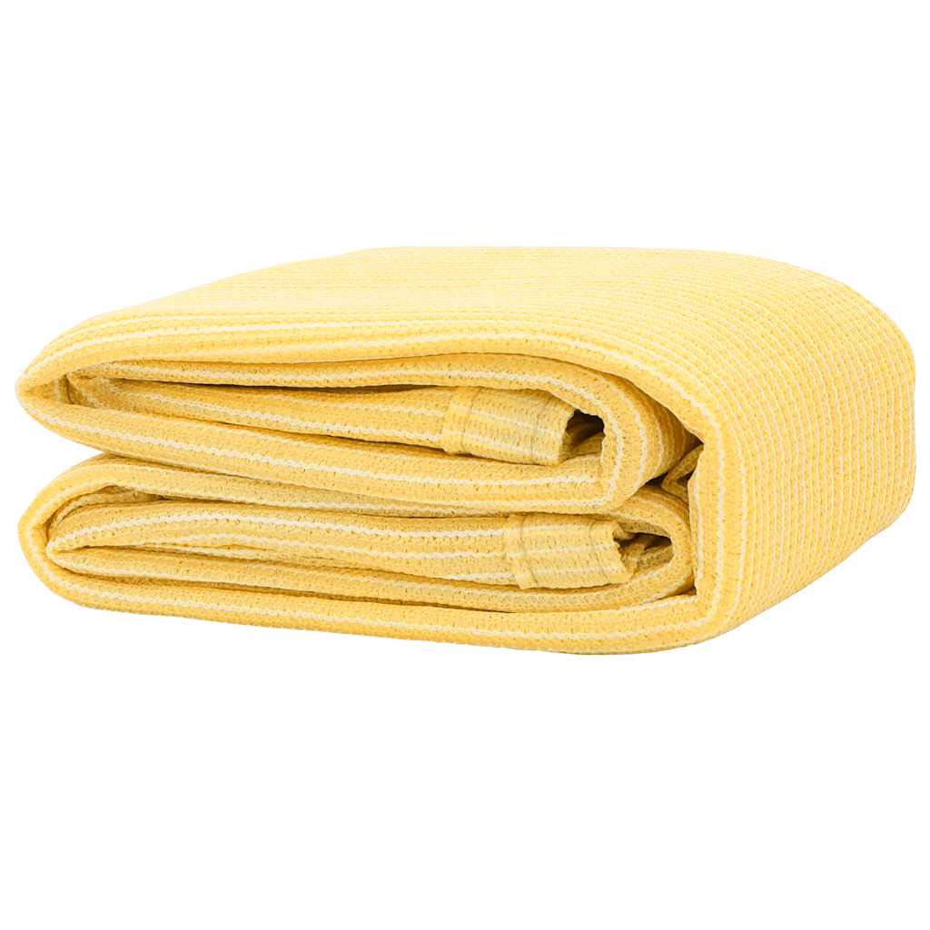 vidaXL Χαλί Σκηνής Μπεζ 250 x 250 εκ. από HDPE