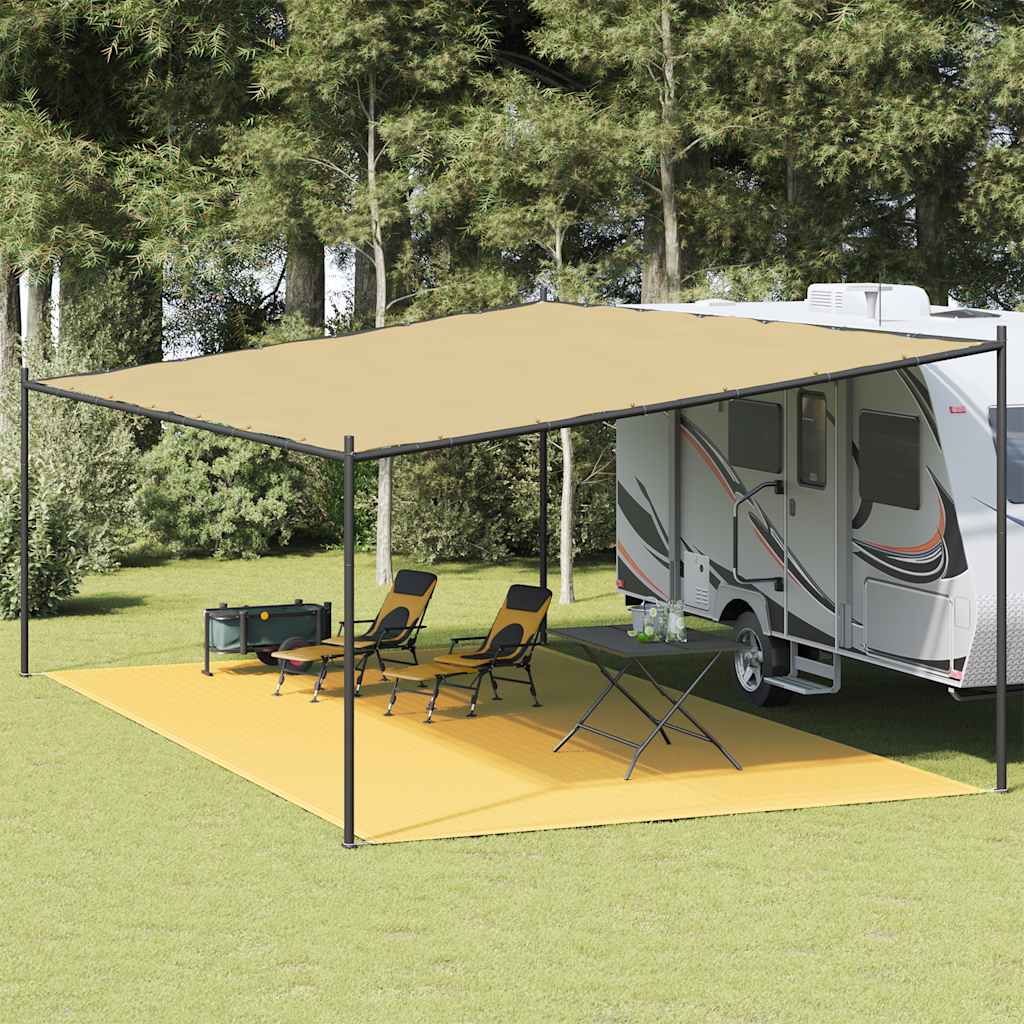 vidaXL Χαλί Σκηνής Μπεζ 400 x 600 εκ.