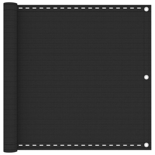 vidaXL Διαχωριστικό Βεράντας Ανθρακί 90 x 300 εκ. από HDPE