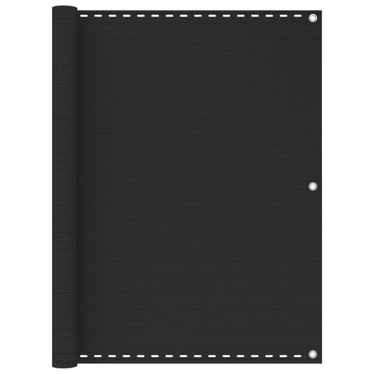 vidaXL Διαχωριστικό Βεράντας Ανθρακί 120 x 600 εκ. από HDPE