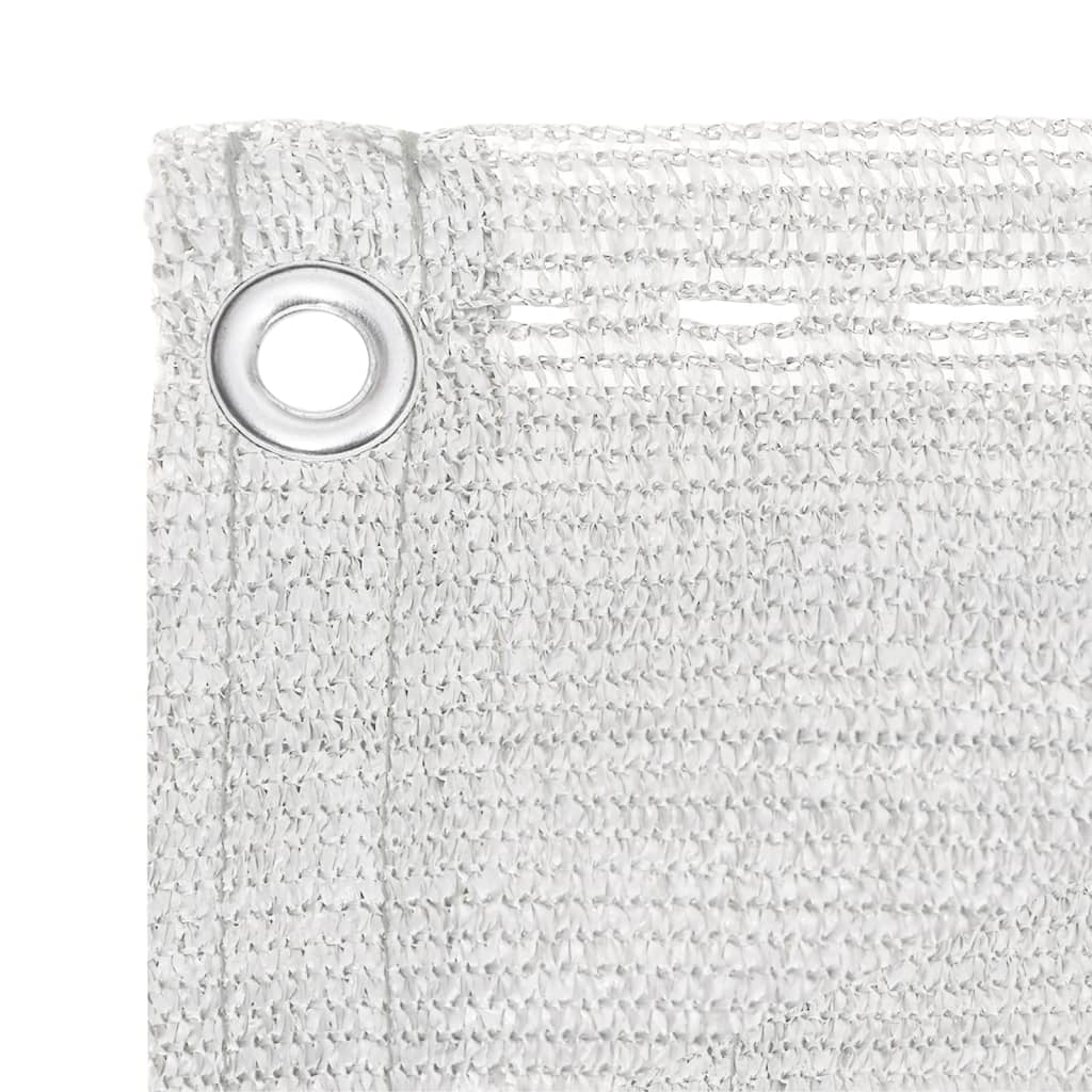 vidaXL Διαχωριστικό Βεράντας Λευκό 120 x 400 εκ. από HDPE