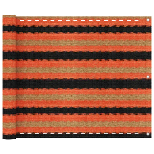 vidaXL Διαχωριστικό Βεράντας Πολύχρωμο 75 x 400 εκ. από HDPE