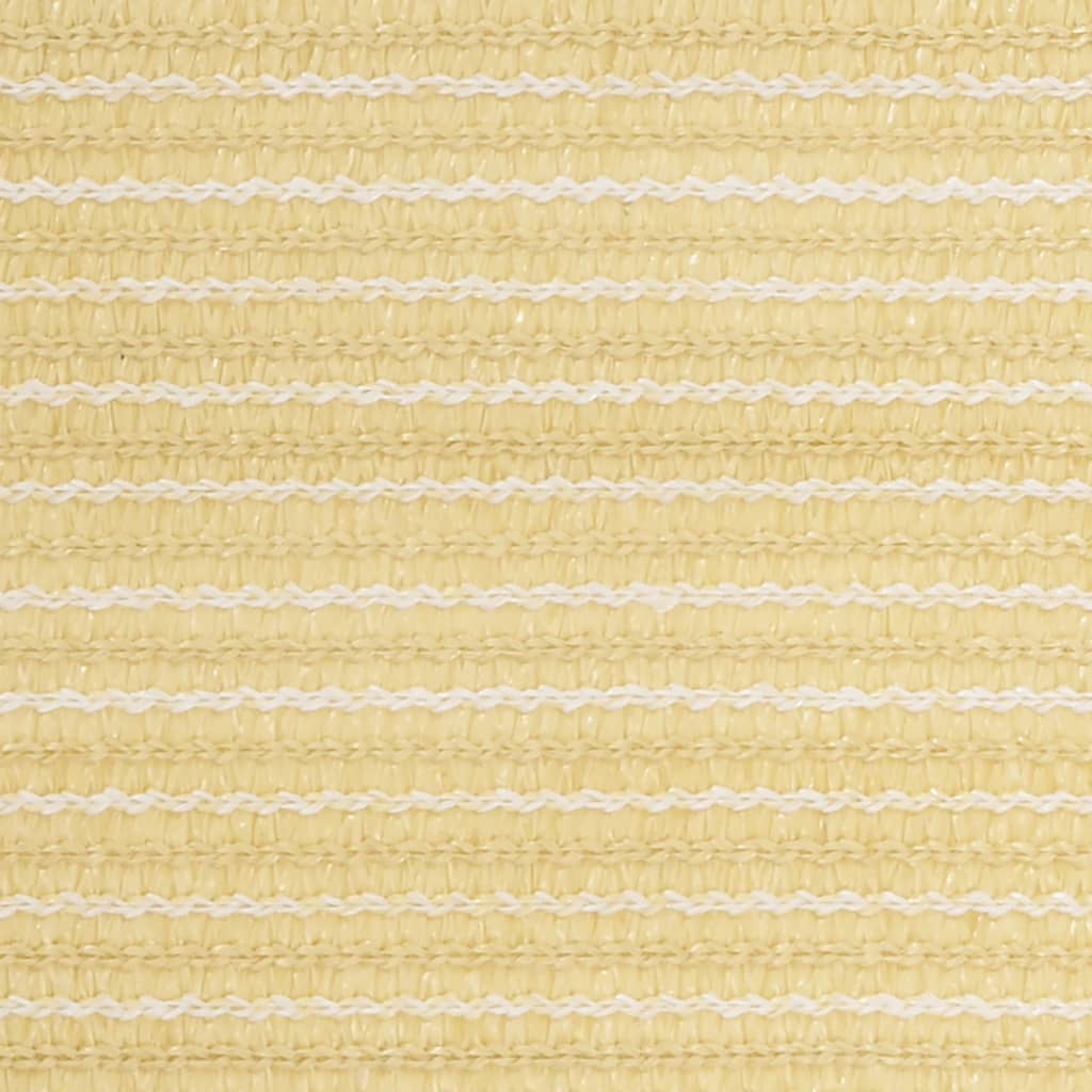 vidaXL Διαχωριστικό Βεράντας Μπεζ 75 x 400 εκ. από HDPE