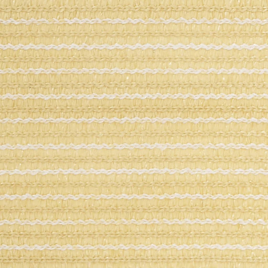 vidaXL Διαχωριστικό Βεράντας Μπεζ 75 x 400 εκ. από HDPE
