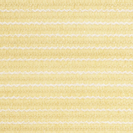 vidaXL Διαχωριστικό Βεράντας Μπεζ 90 x 500 εκ. από HDPE