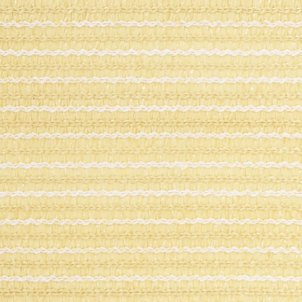 vidaXL Διαχωριστικό Βεράντας Μπεζ 90 x 600 εκ. από HDPE