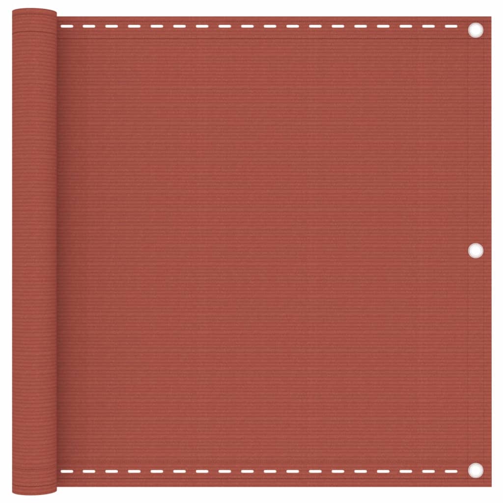 vidaXL Διαχωριστικό Βεράντας Τερακότα 90 x 300 εκ. από HDPE