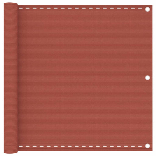 vidaXL Διαχωριστικό Βεράντας Τερακότα 90 x 300 εκ. από HDPE