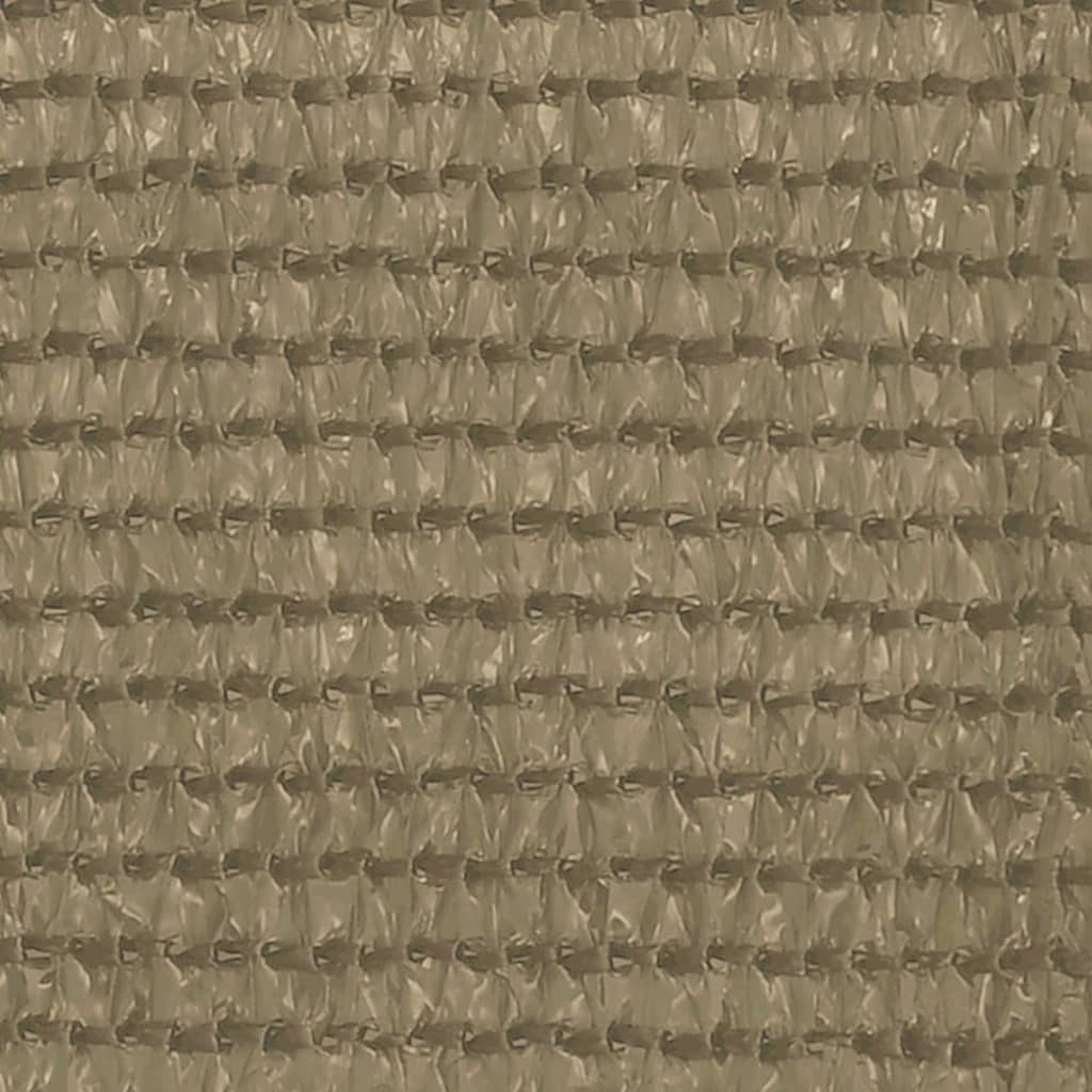vidaXL Διαχωριστικό Βεράντας Taupe 75 x 500 εκ. από HDPE