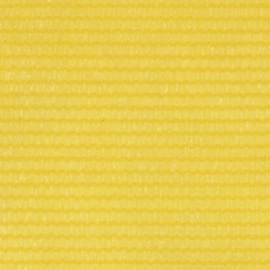 vidaXL Διαχωριστικό Βεράντας Κίτρινο 75 x 600 εκ. από HDPE