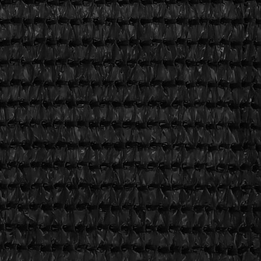 vidaXL Διαχωριστικό Βεράντας Μαύρο 75x600 εκ. από HDPE