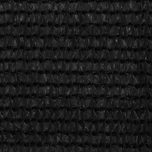 vidaXL Διαχωριστικό Βεράντας Μαύρο 90 x 600 εκ. από HDPE