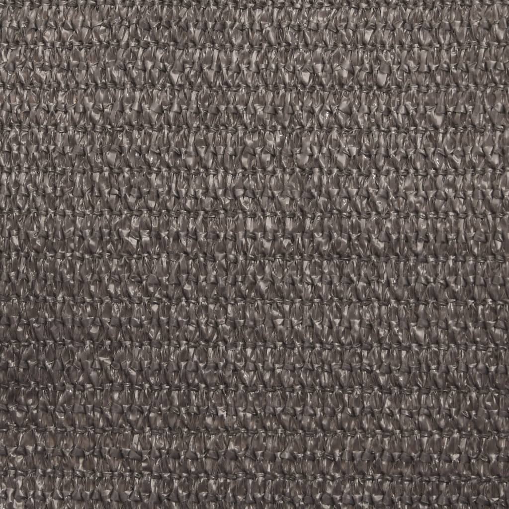 vidaXL Πανί Σκίασης Ανθρακί 7 x 7 μ. από HDPE 160 γρ./μ²