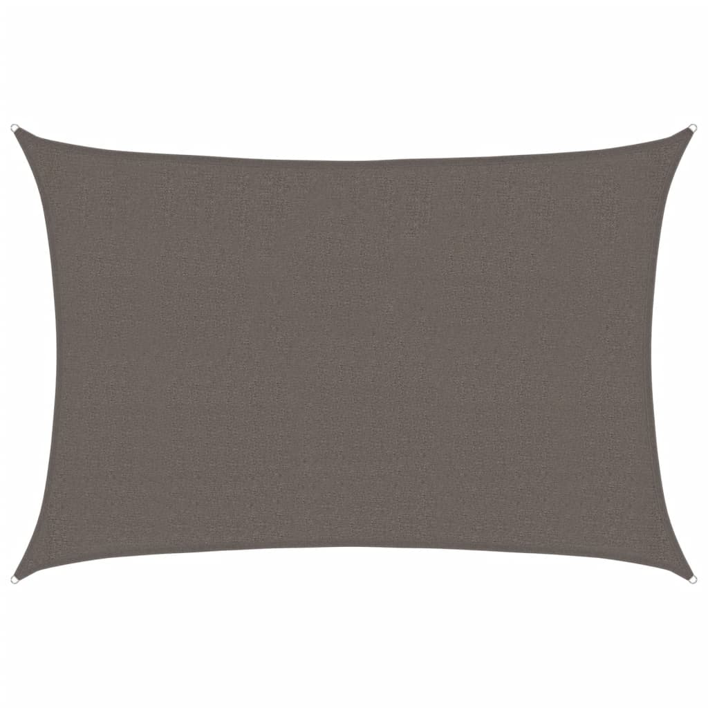 vidaXL Πανί Σκίασης Ανθρακί  2,5 x 3,5 μ. από HDPE 160 γρ./μ²