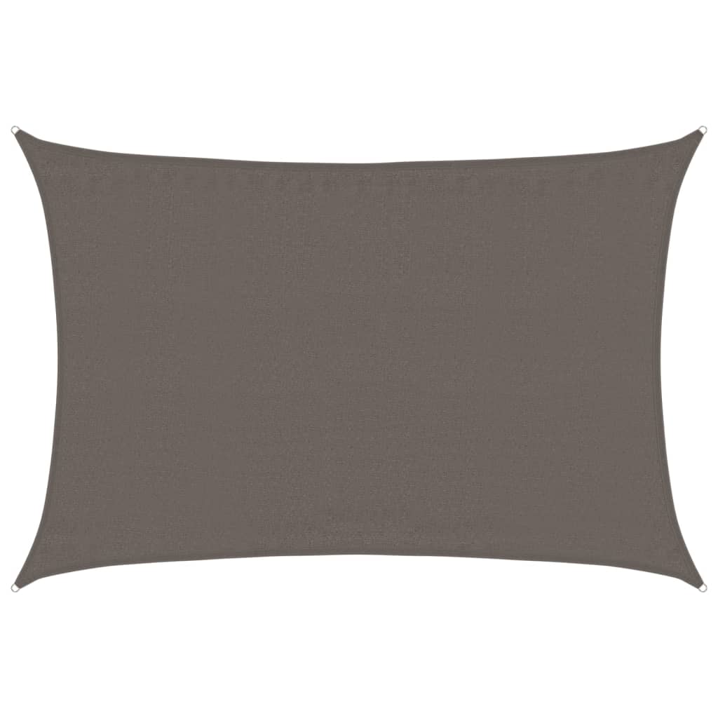 vidaXL Πανί Σκίασης Ανθρακί 3,5 x 4,5 μ. από HDPE 160 γρ./μ²