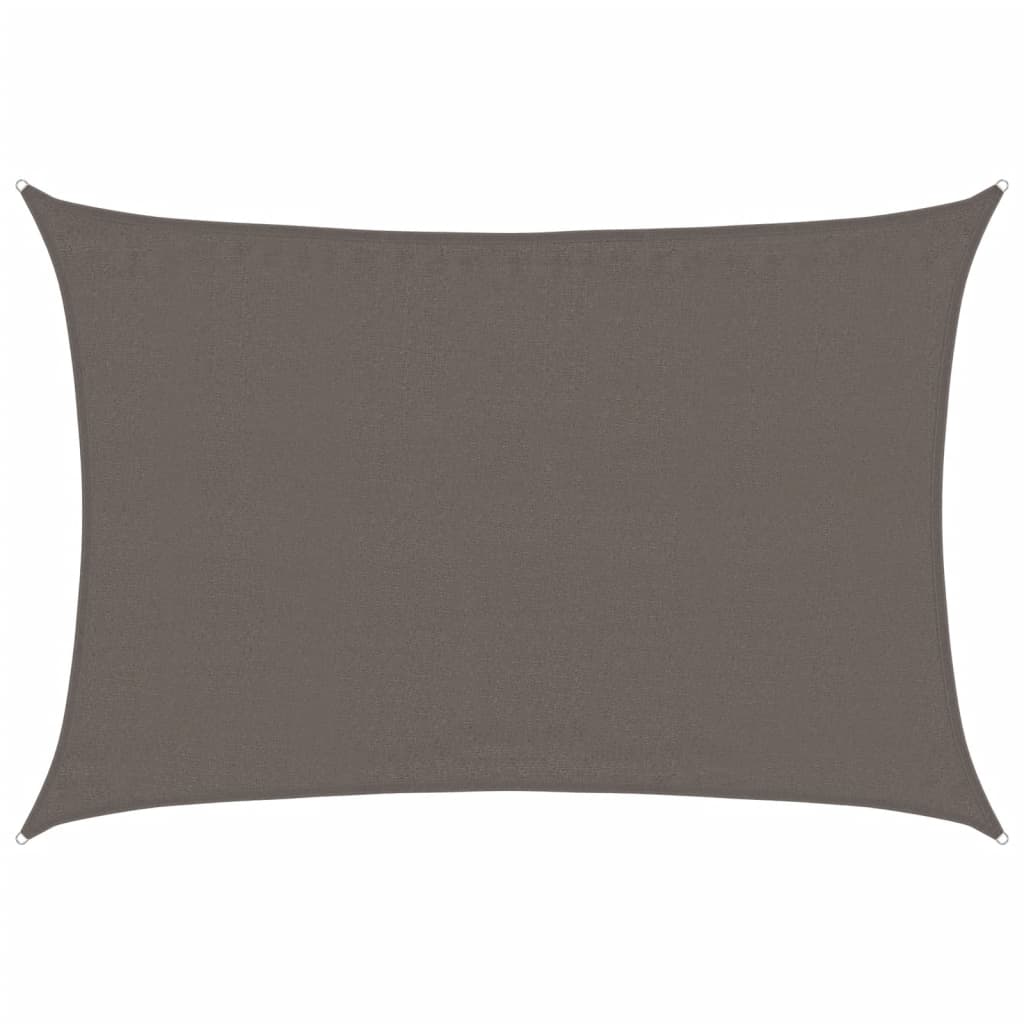 vidaXL Πανί Σκίασης Ανθρακί 3,5 x 5 μ. από HDPE 160 γρ./μ²