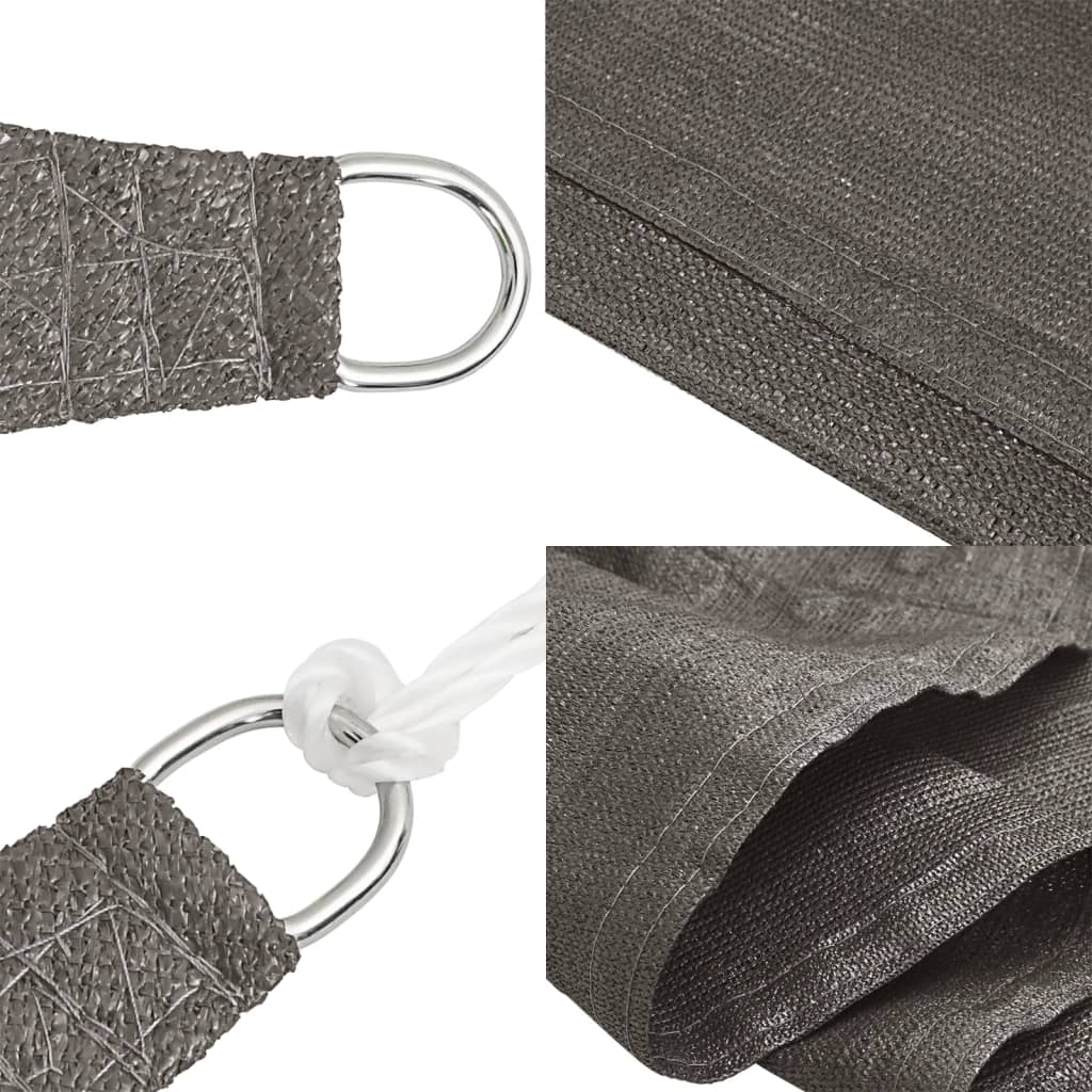 vidaXL Πανί Σκίασης Ανθρακί 3 x 3 x 4,2 μ. από HDPE 160 γρ./μ²