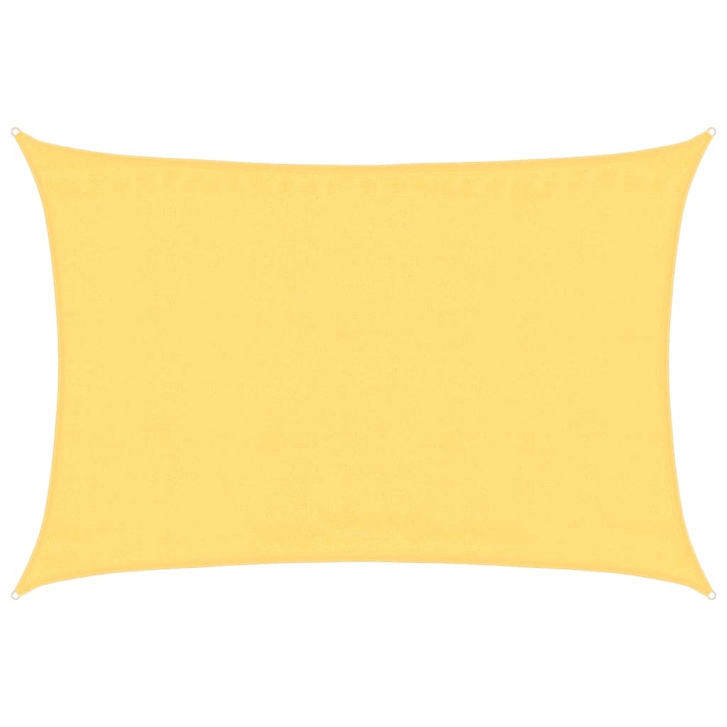 vidaXL Πανί Σκίασης Μπεζ 3,5 x 5 μ. από HDPE 160 γρ/μ²