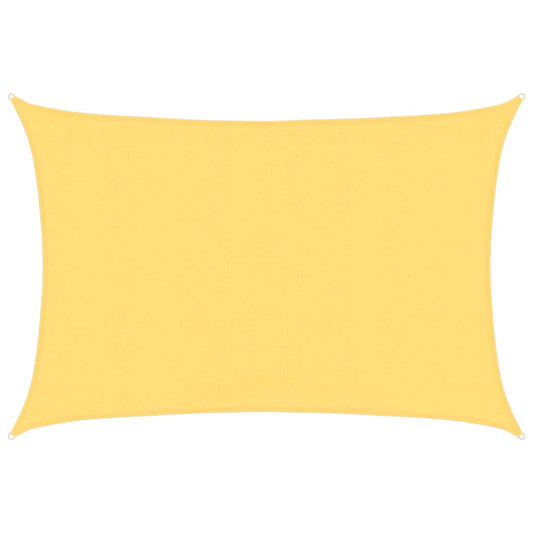 vidaXL Πανί Σκίασης Μπεζ 3,5 x 5 μ. από HDPE 160 γρ/μ²