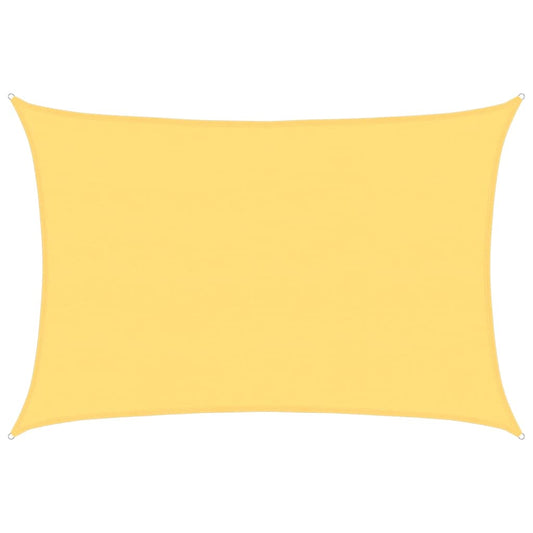 vidaXL Πανί Σκίασης Μπεζ 5 x 6 μ. από HDPE 160 γρ/μ²