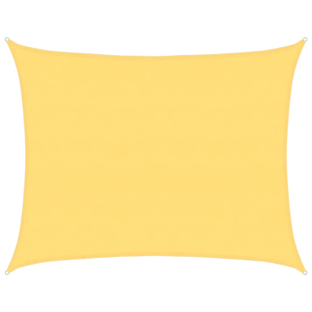 vidaXL Πανί Σκίασης Μπεζ 6 x 7 μ. από HDPE 160 γρ/μ²