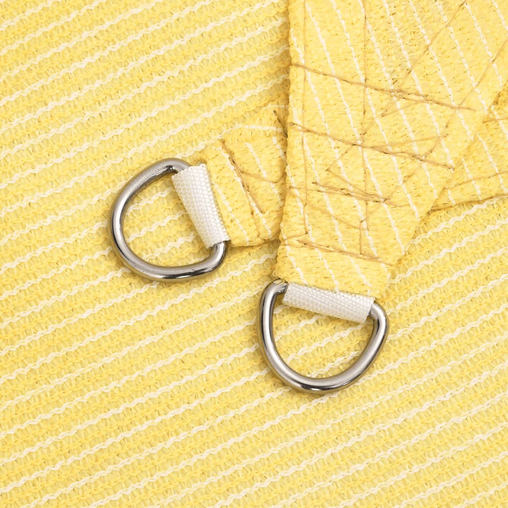 vidaXL Πανί Σκίασης Μπεζ 5 x 7 x 7 μ. από HDPE 160 γρ./μ²