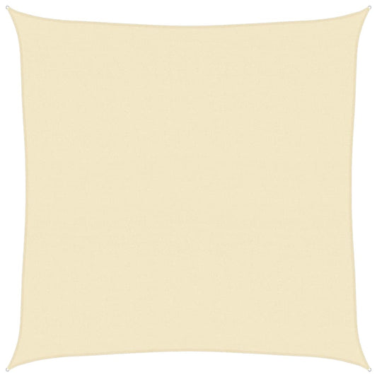 vidaXL Πανί Σκίασης Κρεμ 5 x 5 μ. από HDPE 160 γρ./μ²