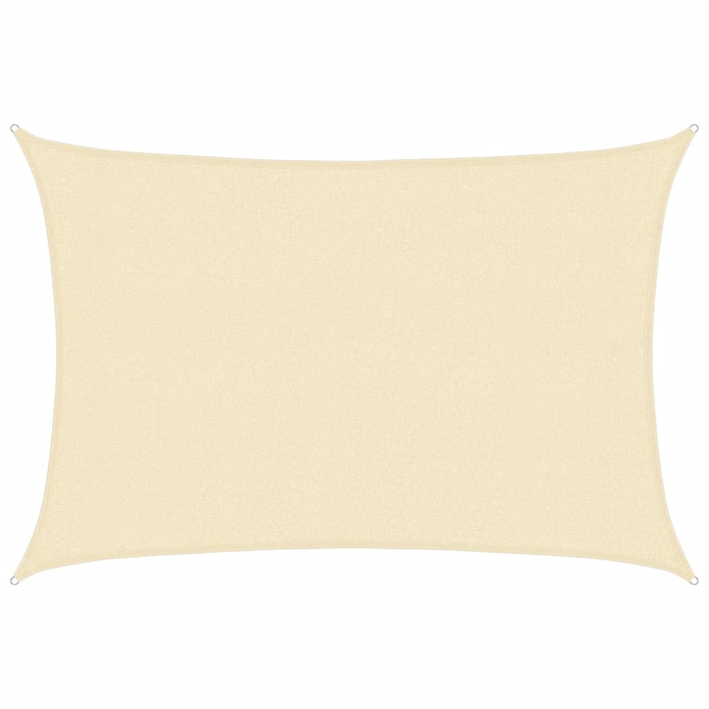 vidaXL Πανί Σκίασης Κρεμ 3 x 4 μ. από HDPE 160 γρ./μ²