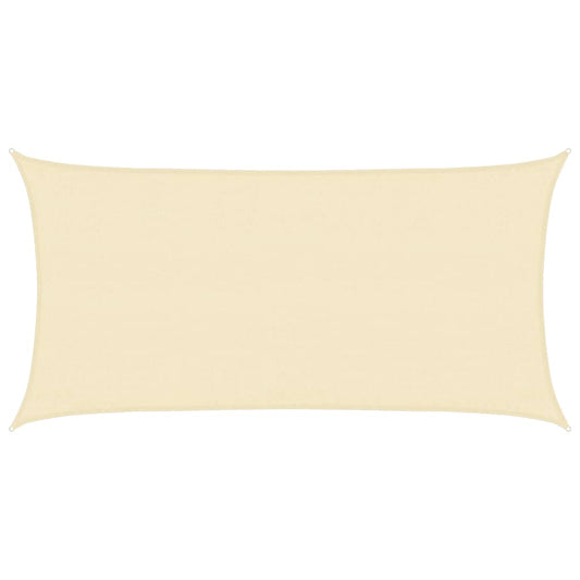 vidaXL Πανί Σκίασης Κρεμ 3 x 6 μ. από HDPE 160 γρ./μ²