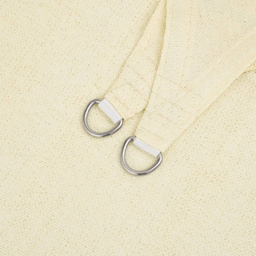 vidaXL Πανί Σκίασης Κρεμ 3,5 x 4,5 μ. από HDPE 160 γρ./μ²