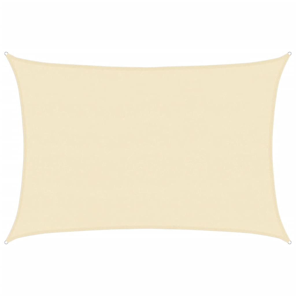 vidaXL Πανί Σκίασης Κρεμ 5 x 6 μ. από HDPE 160 γρ./μ²