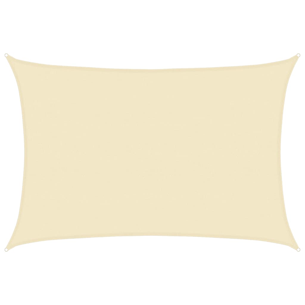 vidaXL Πανί Σκίασης Κρεμ 5 x 7 μ. από HDPE 160 γρ./μ²