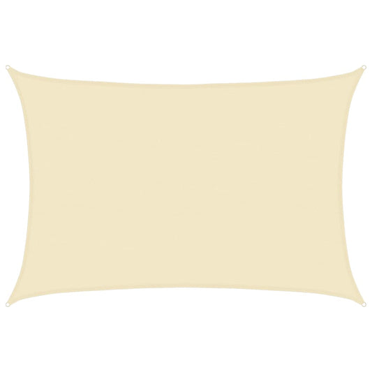 vidaXL Πανί Σκίασης Κρεμ 5 x 7 μ. από HDPE 160 γρ./μ²