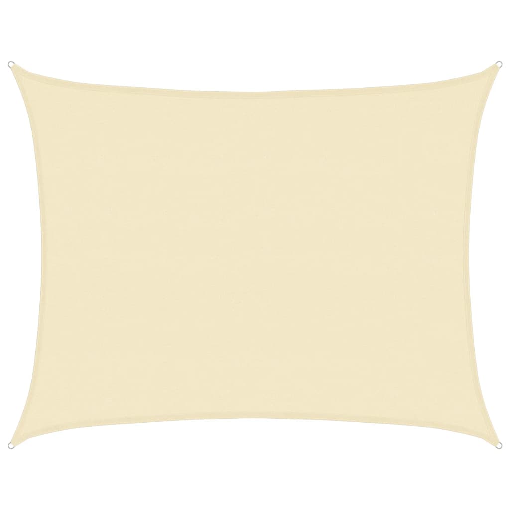 vidaXL Πανί Σκίασης Κρεμ 6 x 7 μ. από HDPE 160 γρ/μ²