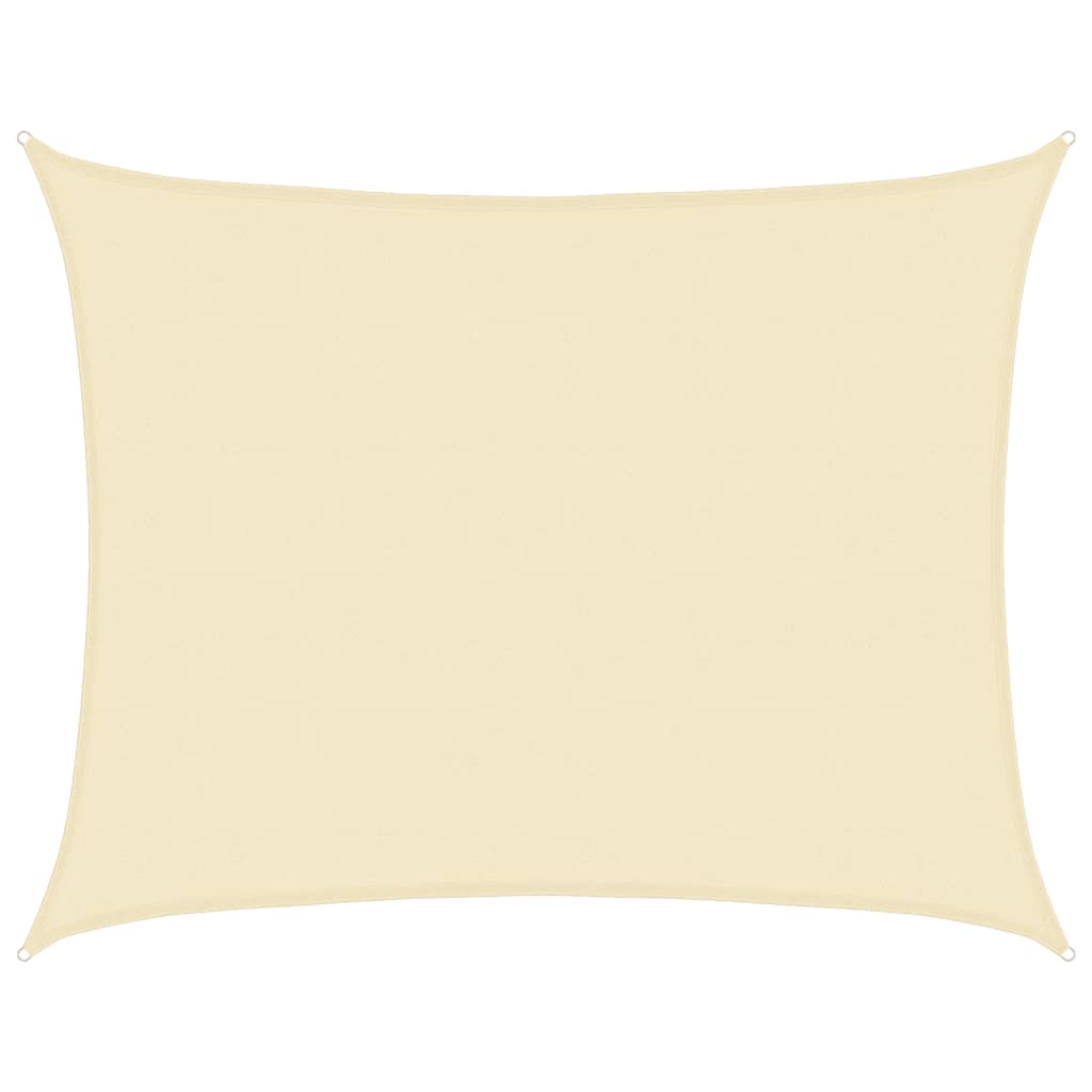 vidaXL Πανί Σκίασης Κρεμ 6 x 8 μ. από HDPE 160 γρ./μ²