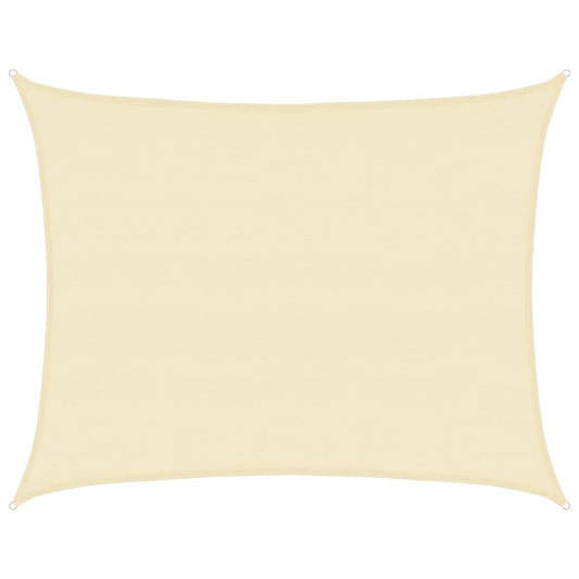 vidaXL Πανί Σκίασης Κρεμ 6 x 8 μ. από HDPE 160 γρ./μ²