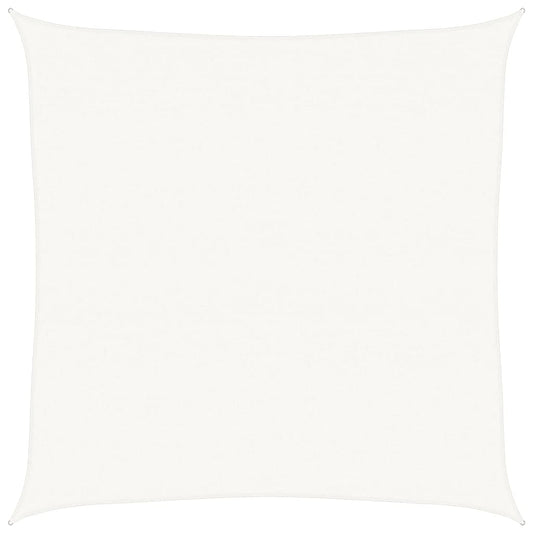 vidaXL Πανί Σκίασης Λευκό 4 x 4 μ. από HDPE 160 γρ./μ²