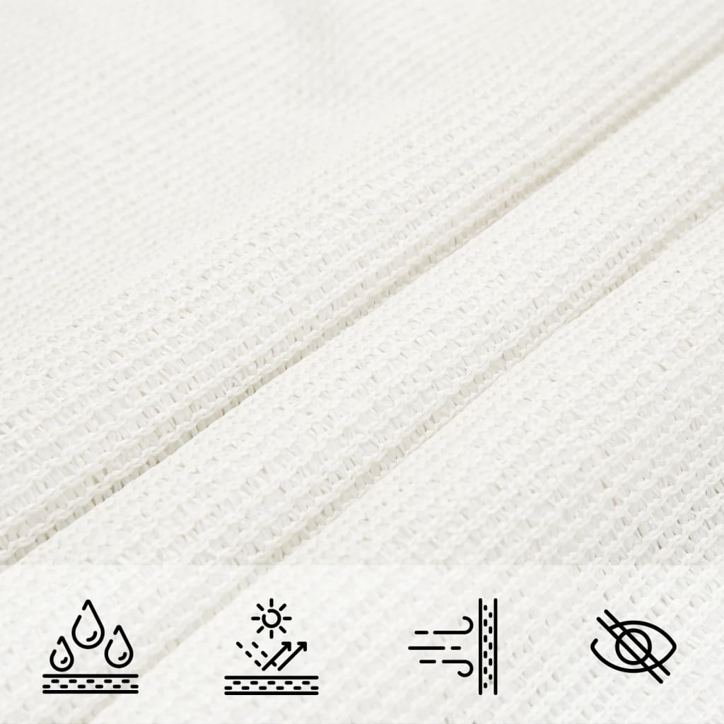 vidaXL Πανί Σκίασης Λευκό 2 x 4,5 μ. από HDPE 160 γρ./μ²