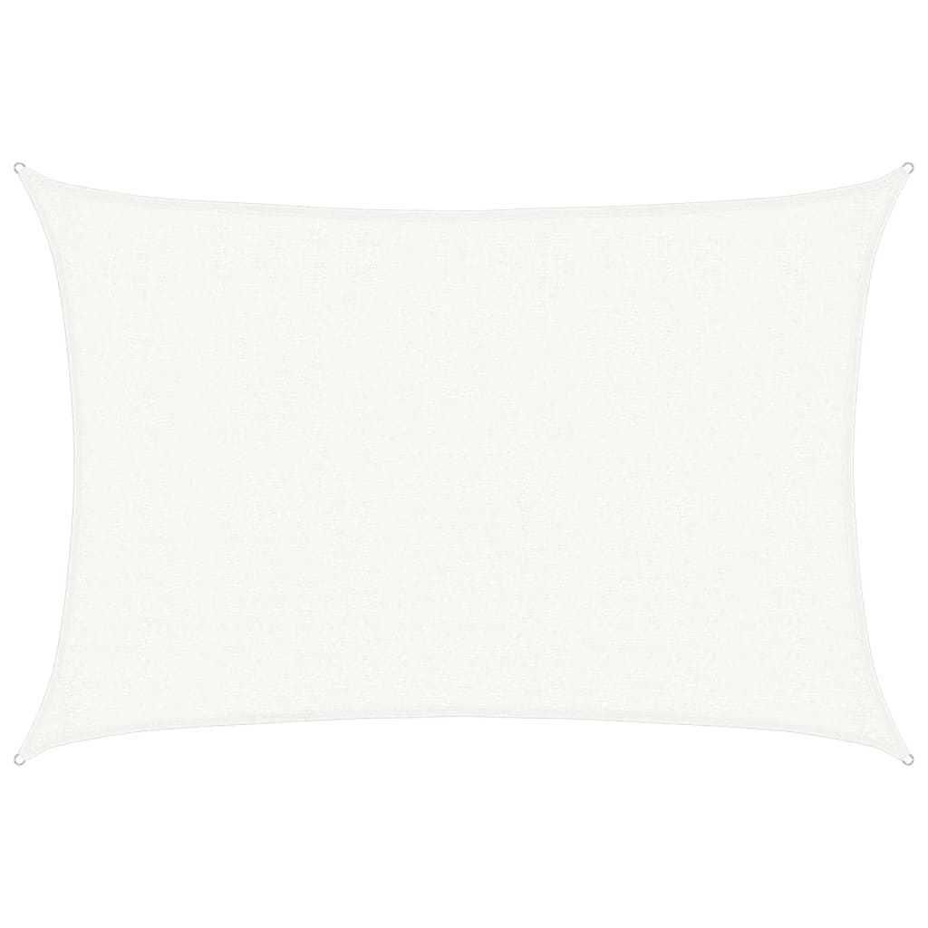 vidaXL Πανί Σκίασης Λευκό 2,5 x 4 μ. από HDPE 160 γρ./μ²