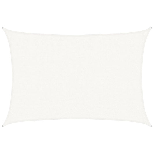 vidaXL Πανί Σκίασης Λευκό 2,5 x 4 μ. από HDPE 160 γρ./μ²