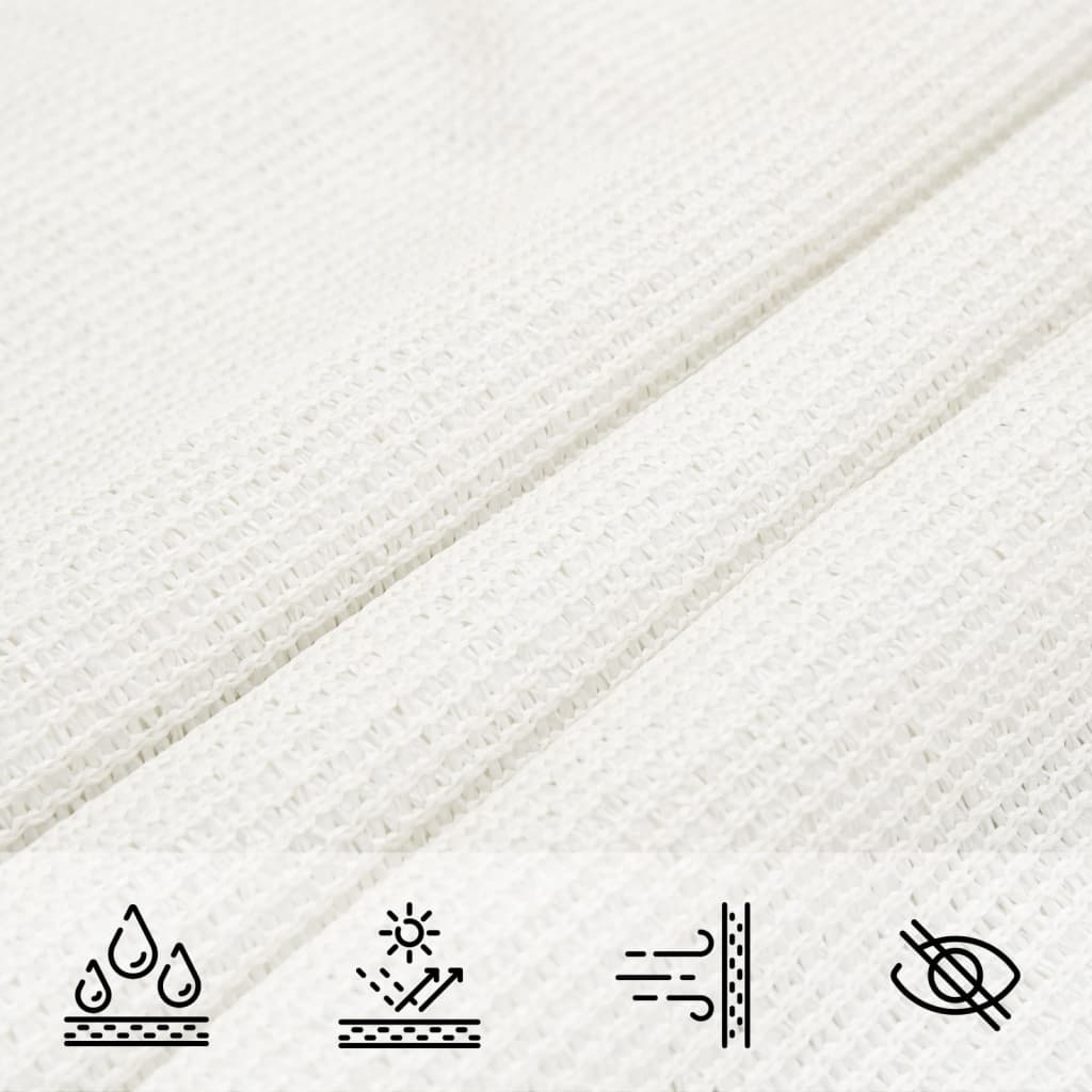 vidaXL Πανί Σκίασης Λευκό 2,5 x 4 μ. από HDPE 160 γρ./μ²