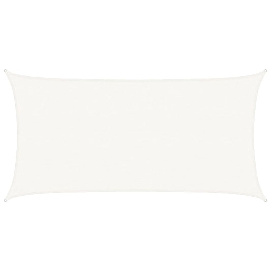 vidaXL Πανί Σκίασης Λευκό 2,5 x 5 μ. από HDPE 160 γρ./μ²